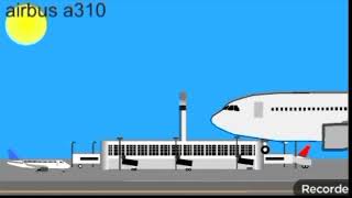 Airplane landing animation test (sticknodes)
