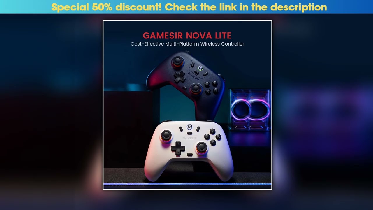 GameSir Nova Lite Switch Controller Hall Effect Gamepad for Nintendo Switch iPhone Android Mobile