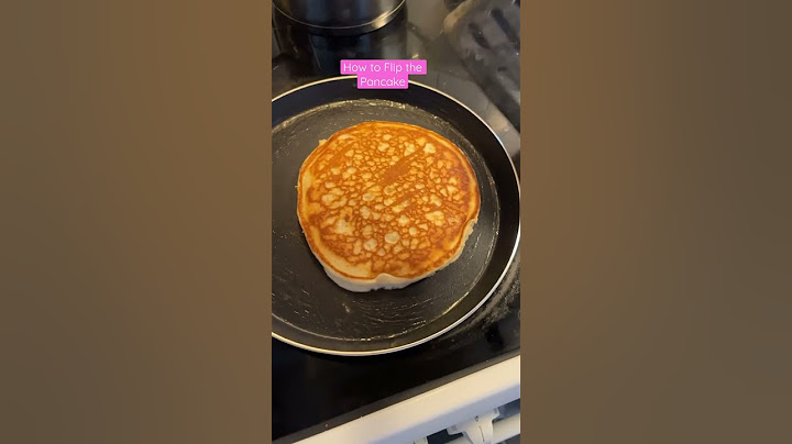 How to flip the pancake