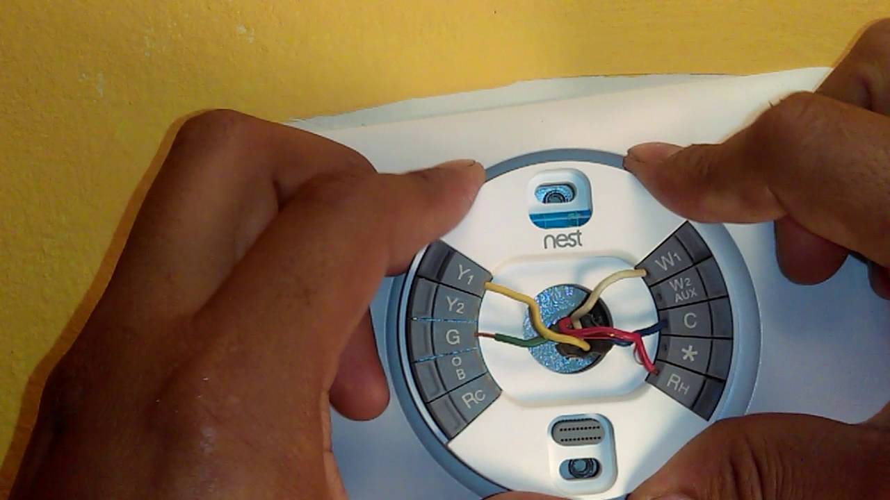 Nest thermostat. Como instalar El termostato nest. Nest installation -  YouTube