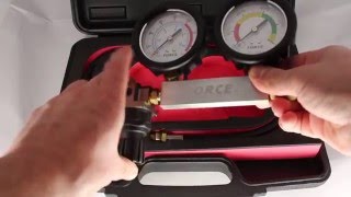Пневмотестер Force 902G3 Тестер Утечек В Цилиндрах. Магазин Carelectro.com.ua