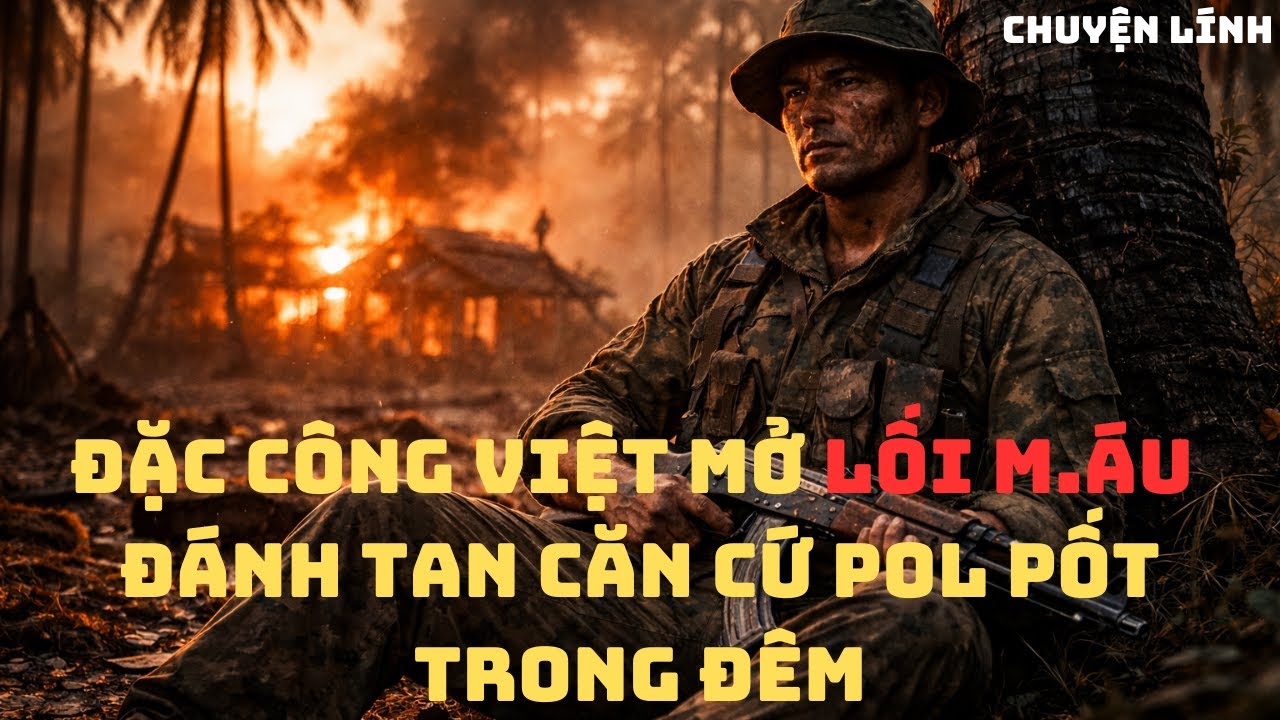 Trận Đánh Đặc Công Việt Mở Lối Máu Đánh Tan Căn Cứ Pol Pốt Trong Đêm..
