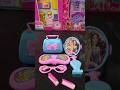 Satisfying with Unboxing &amp; Pink Miniature Barbie Make-up Set Video | ASMR Sanrio Glasses Set