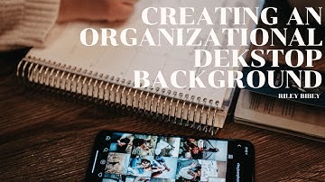 How to Create an Organizational Desktop Background | Canva Tutorial