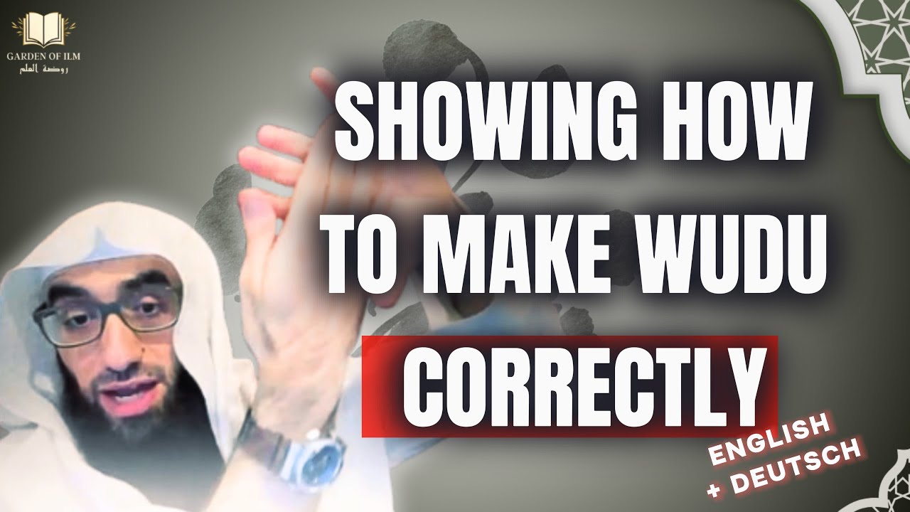 Как правильно совершать омовение (на английском и немецком языках) || Устад Абдулазиз Аль-Хаккан ...