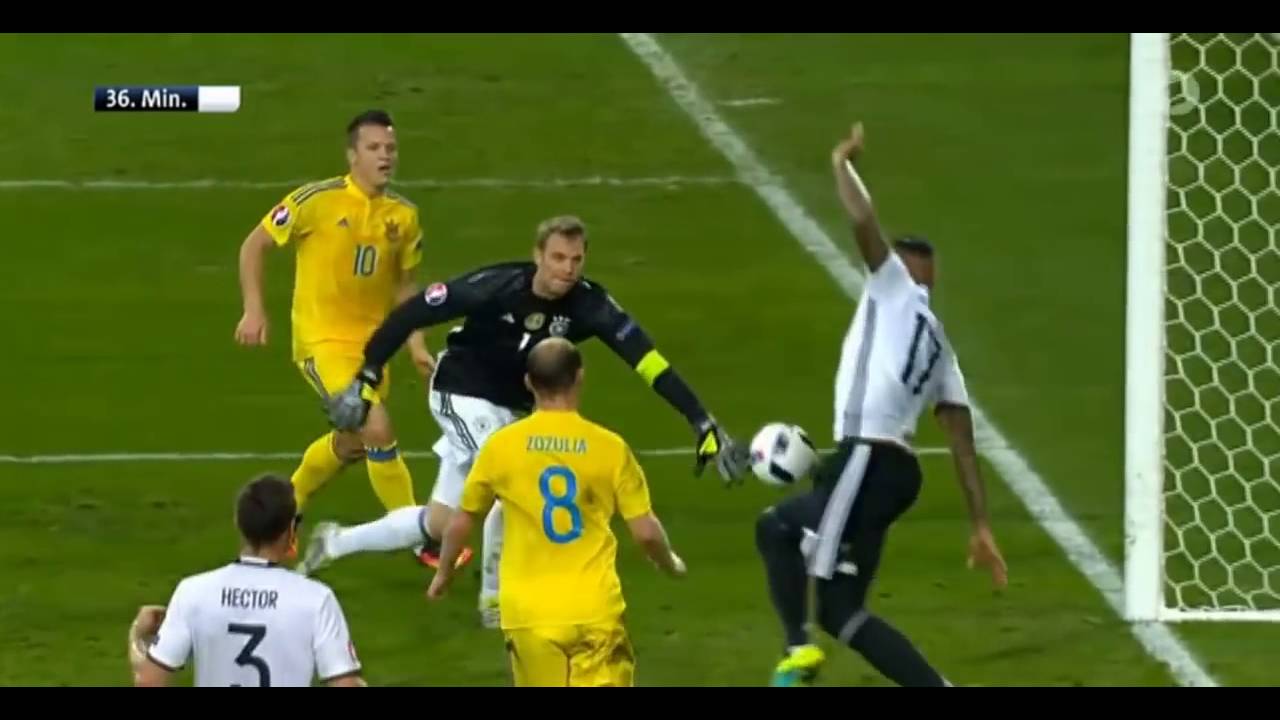 Jerome Boateng Goal Line Save Uefa Euro 16 Youtube