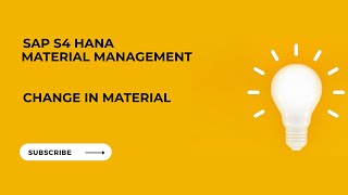 SAP MM-Change in Material | Transaction Code MM02