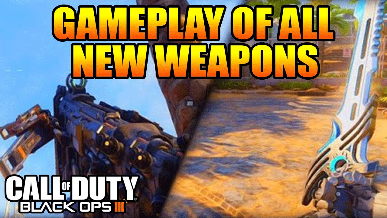 BLACK OPS 3 "NEW WEAPONS GAMEPLAY" IRON JIM, FURY SONG SWORD, M2 RAIDER, CROSSBOW, MARSHALL