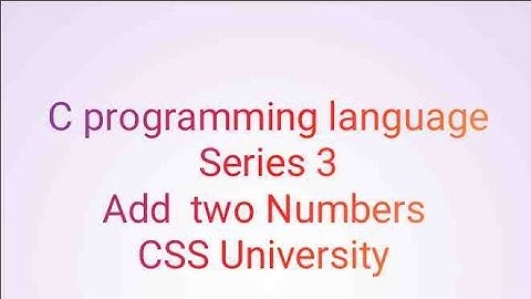 BCA C programming language subtract 2 number ll #viral #ccsu #bca #hitech