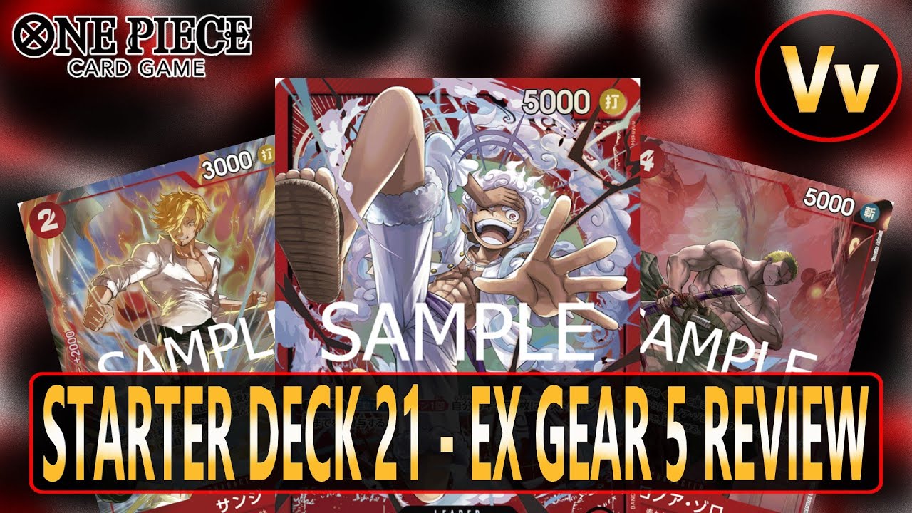 One Piece TCG: Reviewing the New Red Starter Deck, EX -GEAR 5