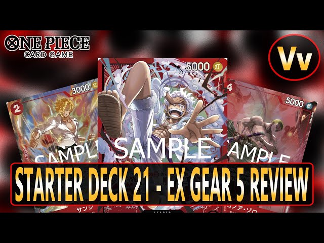 One Piece TCG: Reviewing the New Red Starter Deck, EX -GEAR 5