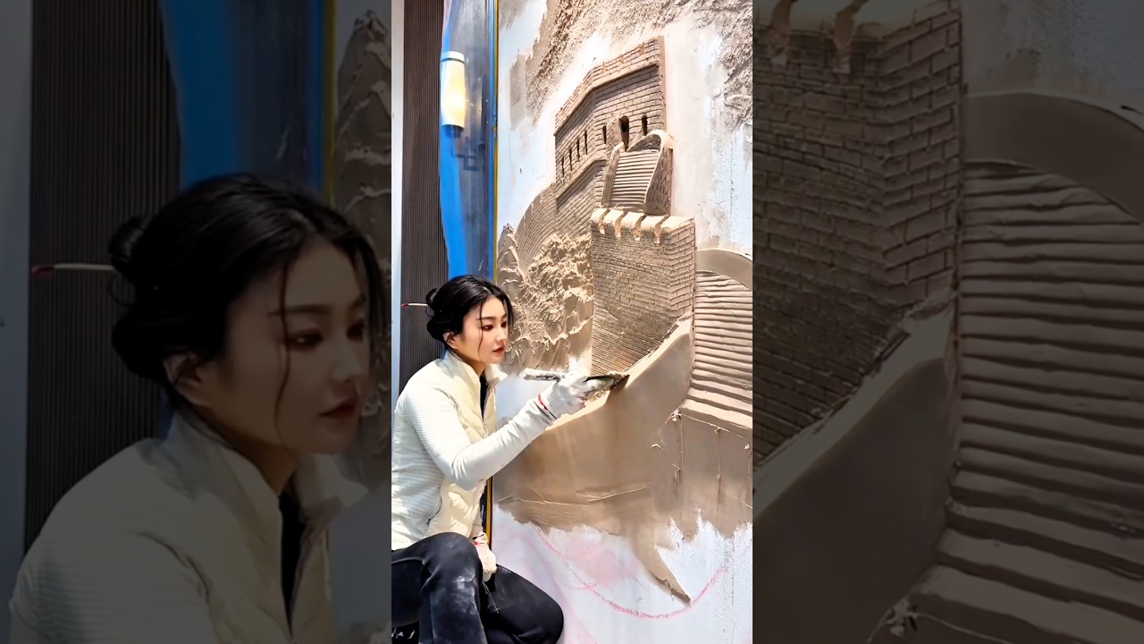 Look at the girl's extraordinary talent 😱# 