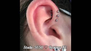 Triple forward helix piercings For Madison! Net Worth
