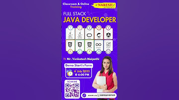 Full Stack Java Developer Course 2023 | Full Stack Java Developer Tutorial | NareshIT