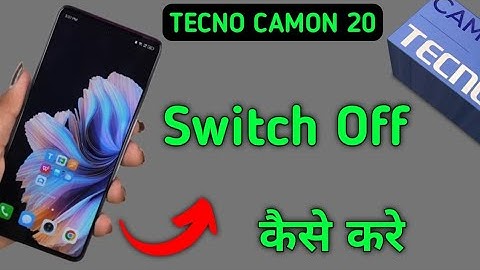 Tecno Camon 20 switch off kaise kare, how to power off without using power button in tecno, accessib