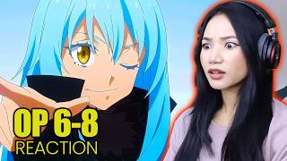 Anime NOOB Reacts To OP 6-8 Of That Time I Got Reincarnated as a Slime