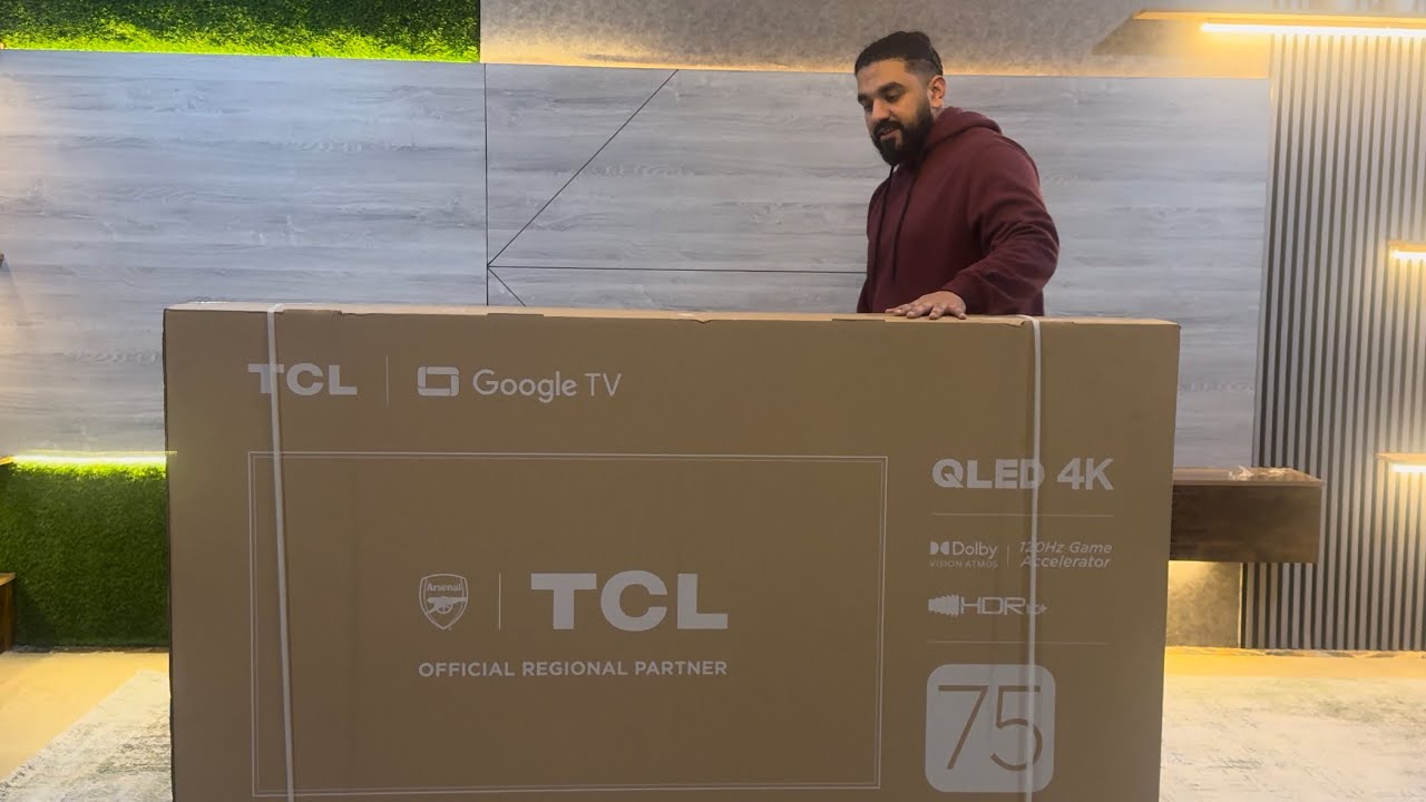TCL Smart Tv 75” P8k Qled – 144hz, Google Tv, Dolby Vision Atmos