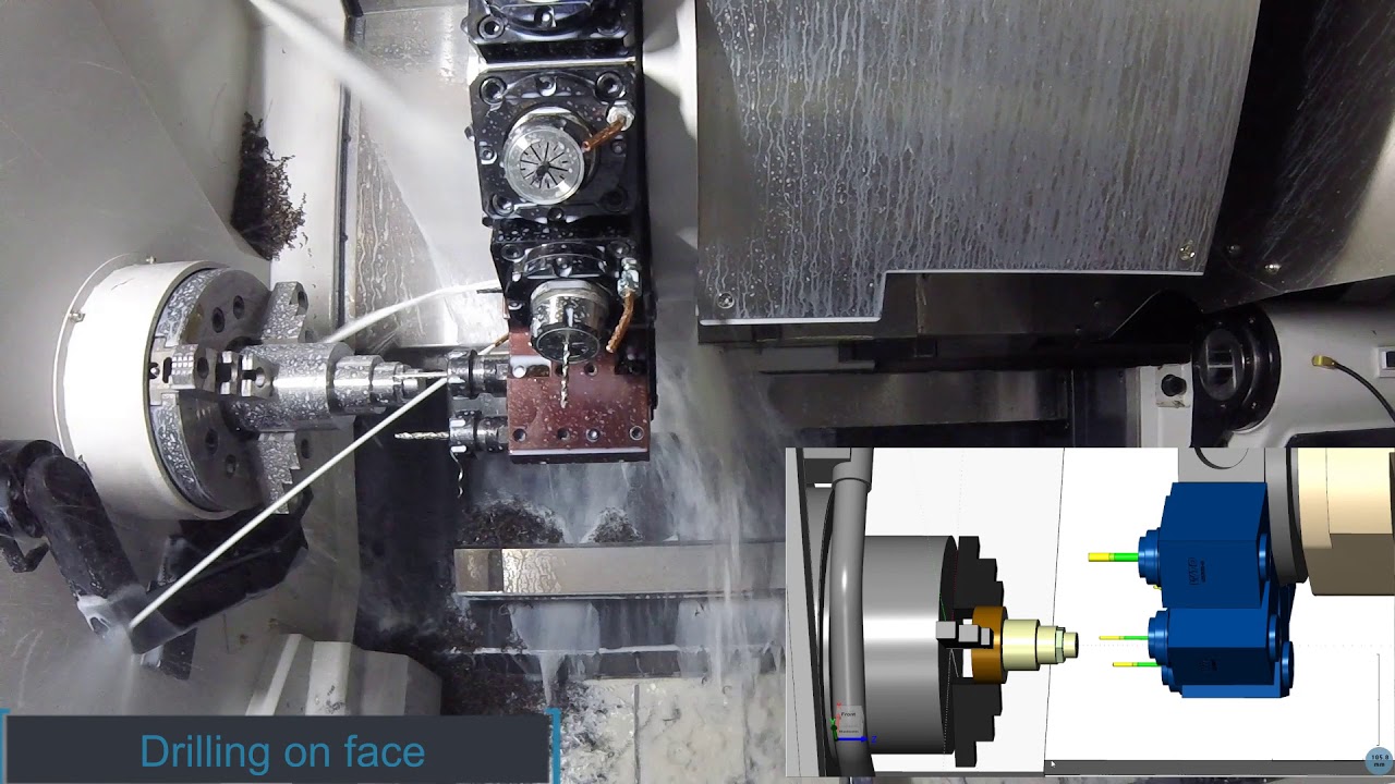 PostProcessor SolidCAM Takisawa LA 250Y - YouTube