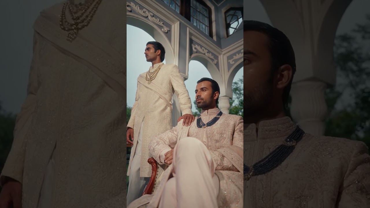 Stylish Groom's Attire by Sarab Khanijou at Wedding Asia: Delhi Exhibition Highlights  