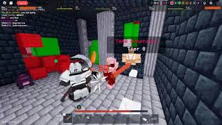Getting spawn killed in roblox bedwars for 2 mins