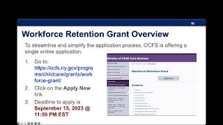 Workforce Retention Grant Impact to Benefits Webinar 2023-08-17