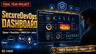 SecureDevOps Dashboard Django DevSecOps Final Year Project SonarQube + OWASP ZAP + Jenkins + Docker