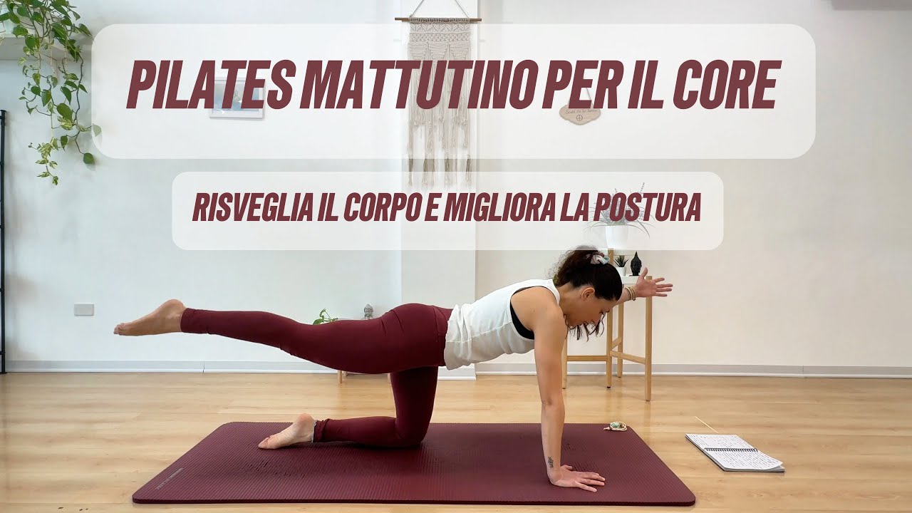 Pilates Mattutino per il Core | Risveglia il Corpo e Migliora la Postura