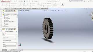 engranaje, SolidWorks, configuracion, IQS, Dibujo industrial, Toolbox