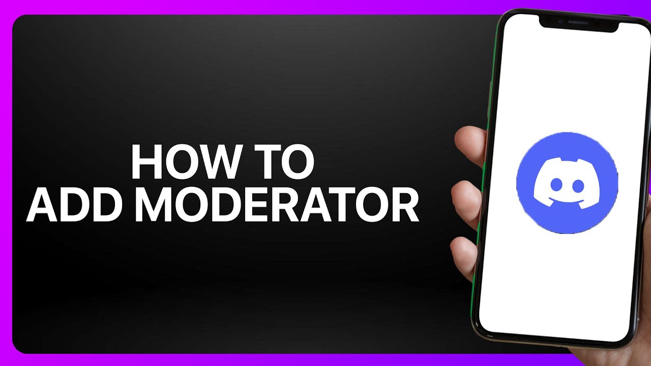 Как добавить модератора в Discord 2025! Руководство