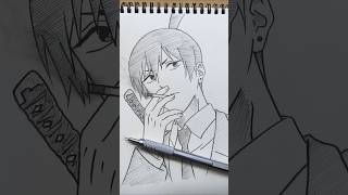 Aki face drawing / speed ver. #bangbangbangtrand #イラストメイキング #chainsawman #fyp #howtodraw