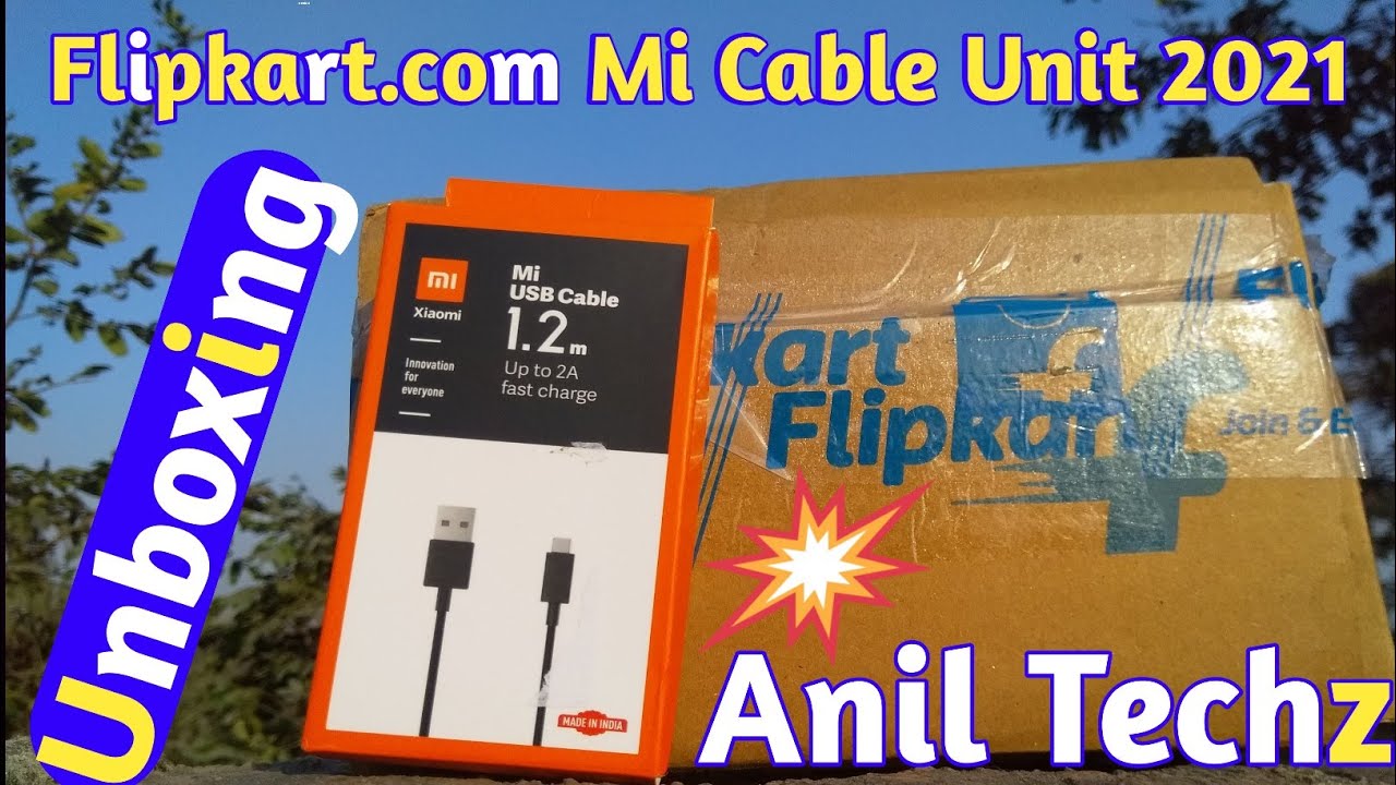 Mi USB Cable 1.2m Unboxing 🔥 Flipkart Best USB Cable Unboxing