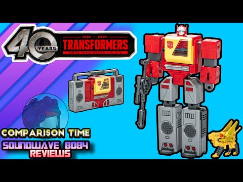 Transformers 40th Anniversary Retro G1 BLASTER with STEELJAW in