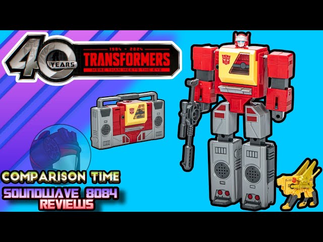 Transformers 40th Anniversary Retro G1 BLASTER with STEELJAW in