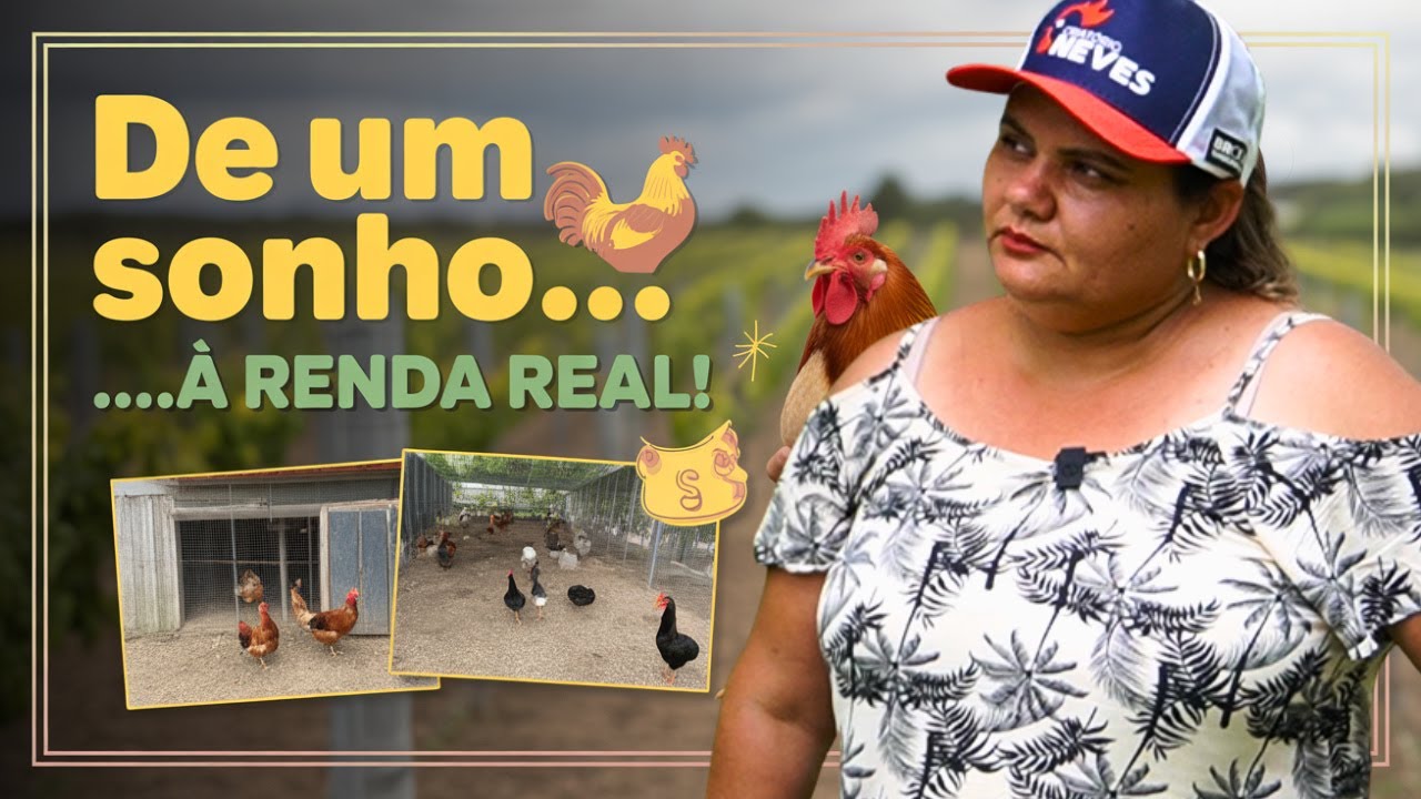 DE UM SONHO A UMA RENDA! Como a Fabiana transformou GALINHAS em Negócio de Sucesso! 🐓💰