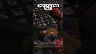 Deadpool the game- Press X to Bitch Slap #funny #viral #nostalgia #wolverine #viral #comedy #jokes