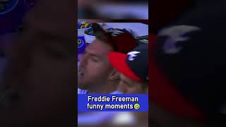 Freddie Freeman’s Funniest Moments Ever 😂| Pitch Perfect Highlights | #shorts #fyp #MLBFunny