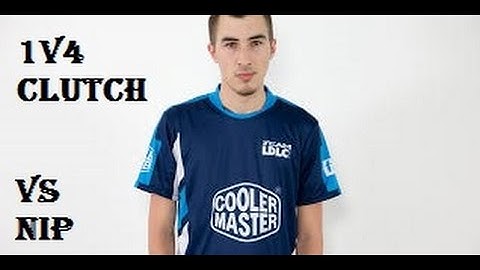 CSGO - kioShiMa Clutching 1v4 vs NIP!