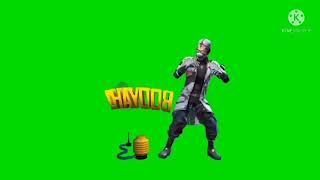 Green Screen Booyah Emote Fire Screen