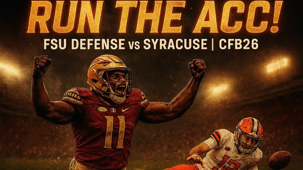 "FSU Defense PROVES They're the BEST in the ACC vs Syracuse! | College Football 26"