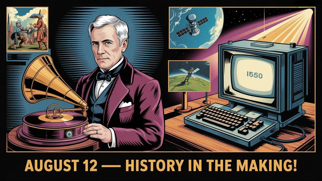 "August 12: From Edison’s Phonograph to IBM’s PC — Inventions, Battles & Tragedy"