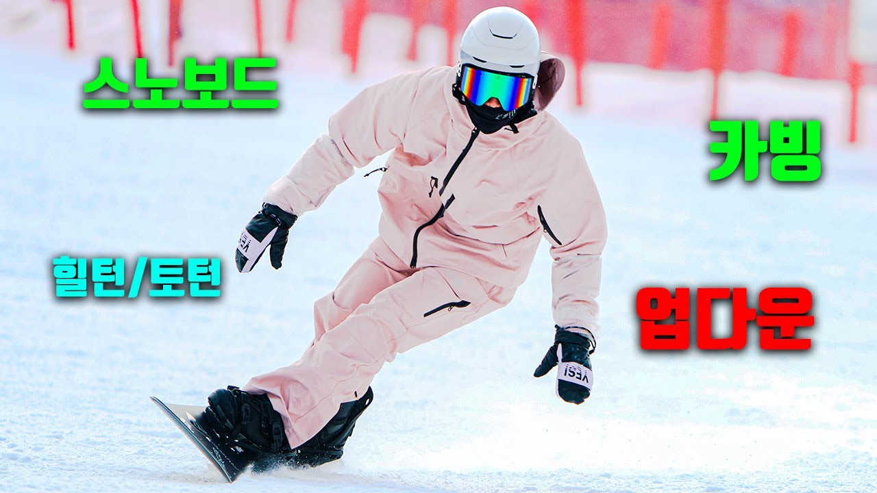 [Урок сноубординга] Как выполнять повороты вверх и вниз, используя верхнюю часть тела