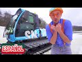 Blippi Español Visita un Centro de Esquí |  Videos Educativos para Niños