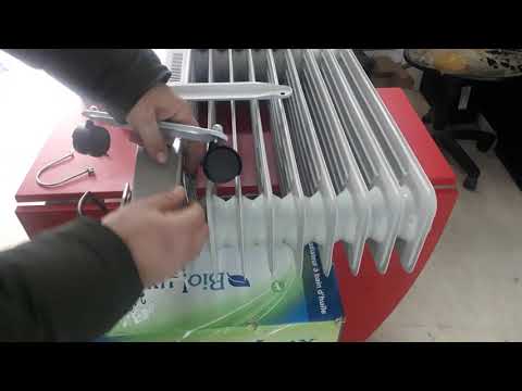Unboxing And Mounting Oil Filled Radiator طريقة تركيب و استخدام الدفاية الكهربائية بالزيت 