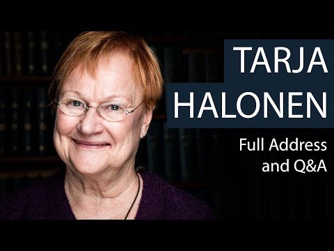 Video: Finlands president Tarja Halonen: biografi, politisk karriere, familie og interessante fakta