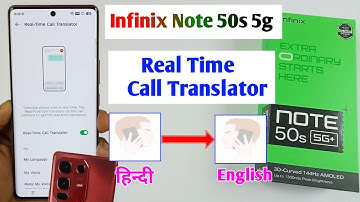 Infinix note 50s call assistant setting / infinix note 50s real time call translator