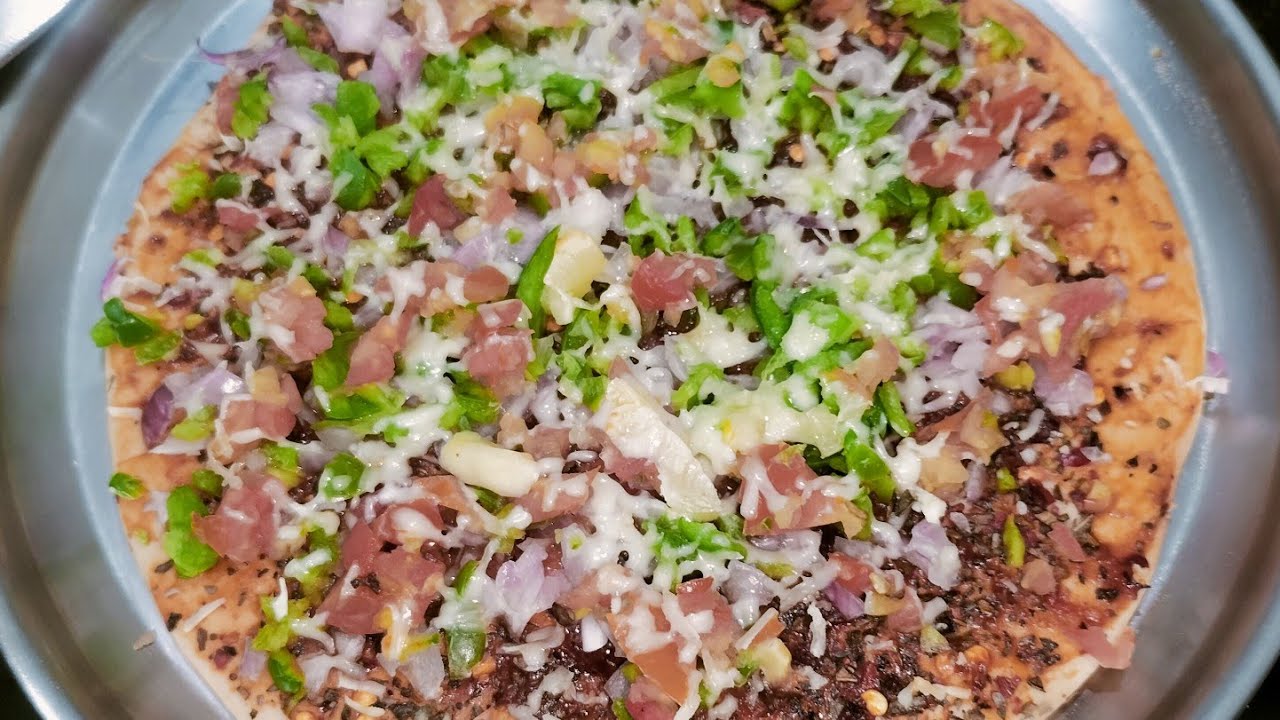 Ghar pe oven me pizza kaise banaye।Cheese pizza। how to make pizza base