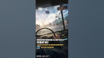 PUBG MOBILE x Alan Walker | “On My Way” Returns to PUBG MOBILE