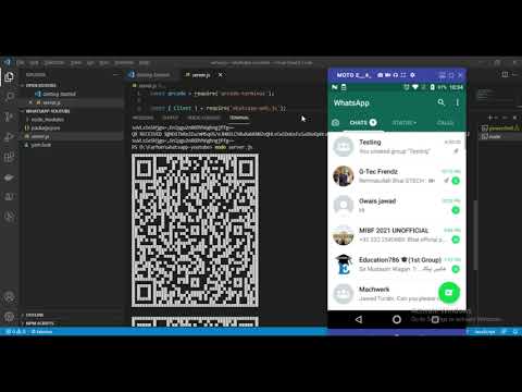 Send messages to WhatsApp Number with Nodejs Server || WhatsApp Hack || WhatsApp Trick