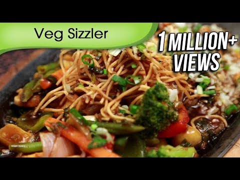 Veg Sizzler In Soya Chilli Sauce Asian Vegetable Sizzler Recipe By Chi Bharani-11-08-2015