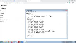 HTML Free Crash Course - part 3- Formatting elements, headings and paragraph